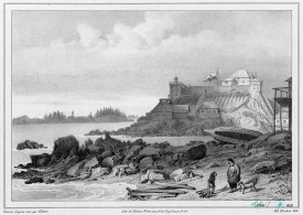 illustration of Castle Hill Sitka Alaska
