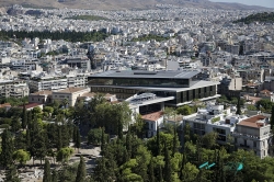 px Acropolis museum seen from Acropolis 