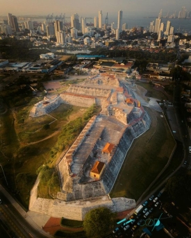Aerial View of San Felipe de Barajas Castle.jpeg