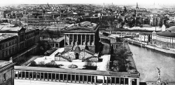 Alte Nationalgalerie black and white photo