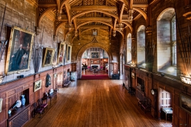 Bamburgh Castle interior