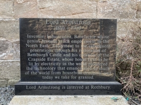 Bamburgh Castle lord armstrong