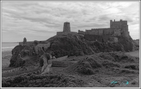 Bamburgh Castle old photo