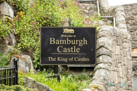 Bamburgh Castle welcome