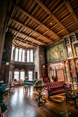 Bamburgh castle interior