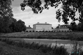 Castletown House black and white photo