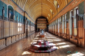 Chateau de Pierrefonds hall