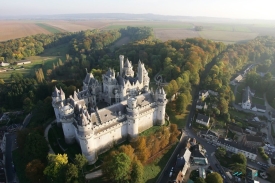 Chateau de Pierrefonds panoramic view