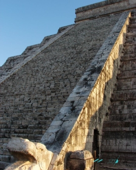 Chichen Itza stairs details