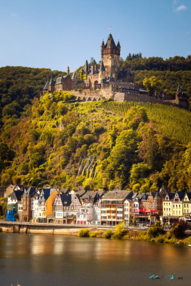 Cochem town in Germany