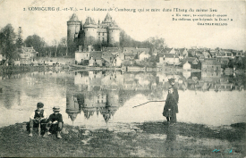 Combourg castle old photo