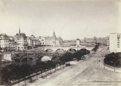 Construction du pont dArcole 