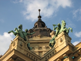 Dome of the Szechenyi Thermal Bath budapest