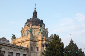 Dome of the Szechenyi Thermal Bath budapest