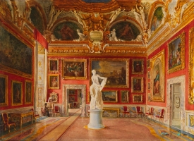 Domenico Caligo Sala di Giove at the Pitti Palace in Florence 