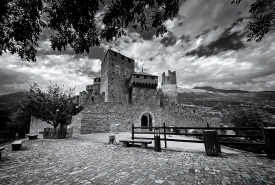 Fenis castle medieval castle in Aosta Valley