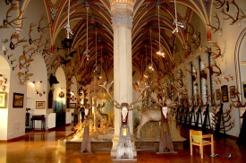 Hall of Hunting Vajdahunyad Castle Budapest