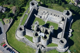 Harlech Castle in Gwynedd