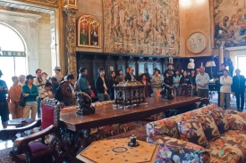 Hearst Castle Library interior pixiduc