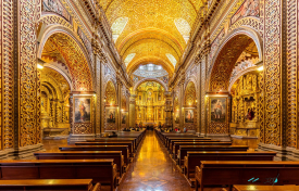 Iglesia de La Compania Quito Ecuador