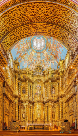 Iglesia de La Compania Quito Ecuador