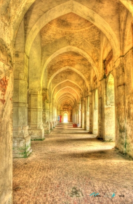 Interior Sixty Dome Mosque