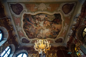 Ksiaz Castle ceiling