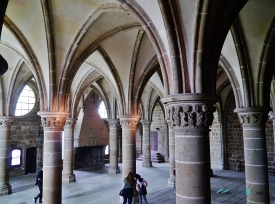 Le Mont Saint Michel Abbaye de Mont Saint Michel Salle Merveille