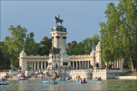 Le parc du Retiro Madrid