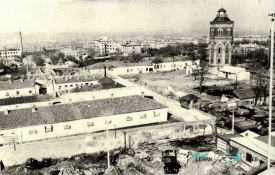 Mariupol City prison and water tower