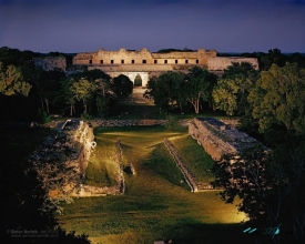 Nunnery Quadrangle at the Maya site of Uxmal