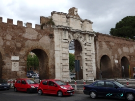 Outside the Aurelian Wall of Rome