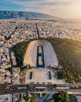 Panathenaic Stadium is the only stadium