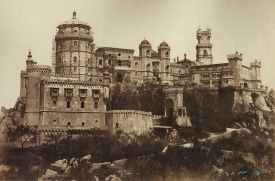 Pena Palace in Sintra construction