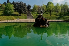 Pitti Palace Florence Italy Giardino di Boboli   on La fontana del Nettuno