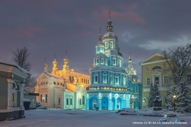 Pokrovskyi Monastery Cathedral in Kharkiv