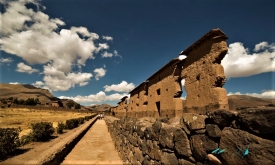 Raqchi panoramic view