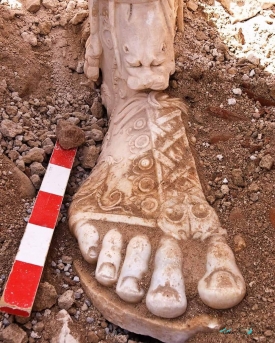 Roman Baths Complex statue