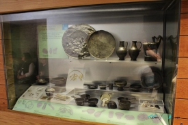 Roman baths in Bath museum