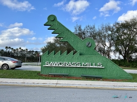 Sawgrass Mills Entrance Sign Sunrise Florida