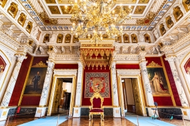 Schwerin Castle inside throne