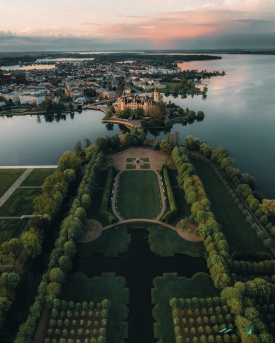 Schwerin Castle jardins