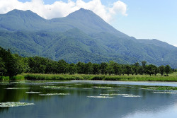 Shiretoko Goko Lakes in Shari Hokkaido prefecture