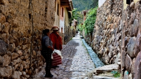 Streets in Ollantaytambo