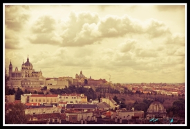 Templo de Debod wonderful view over Madrid