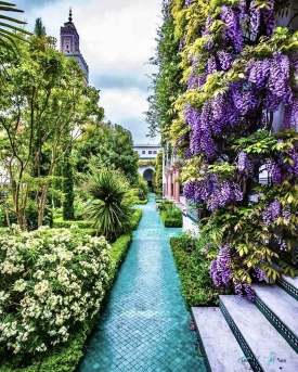 The Great Mosque of Paris Gardens