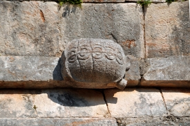 The Temple of the Turtles in Uxmal Mexico