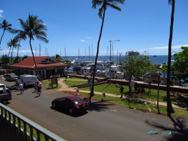 View of Lahaina Harbor