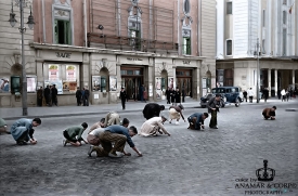a normal day in the heart of madrids gran vía year