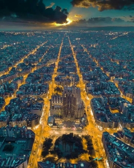 barcelona desde el aire